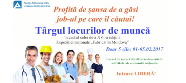 Vrei să obții un loc de muncă sau să găsești unul mai atractiv? Vino la Târgul locurilor de muncă