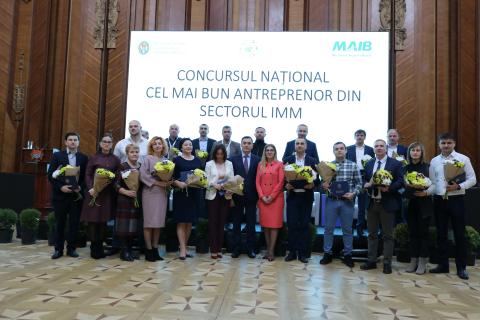 Au fost desemnați câștigătorii Concursului Național „Cel mai bun antreprenor din sectorul Întreprinderilor Mici și Mijlocii"