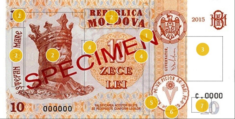 Cum depistezi dacă bancnotele noi sunt veridice sau false: Elementele de siguranță