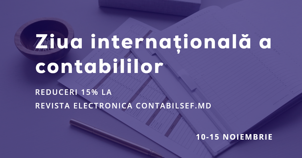 Reducere specială de Ziua Internațională a Contabilului!