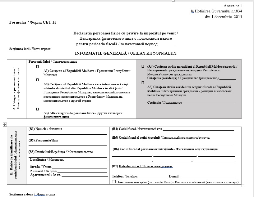 FISC a prelungit termenul de depunere a declarațiilor pe venit pentru persoanele fizice