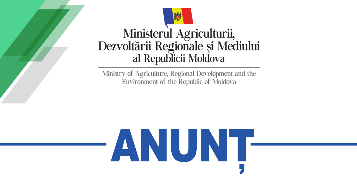 MADRM: 18 septembrie 2020 este data limită de depunere a dosarelor pentru obținerea compensațiilor pentru secetă