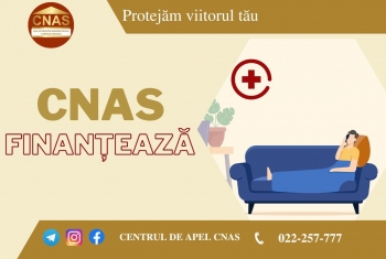 CNAS finanţează prima tranşă de indemnizații în luna noiembrie