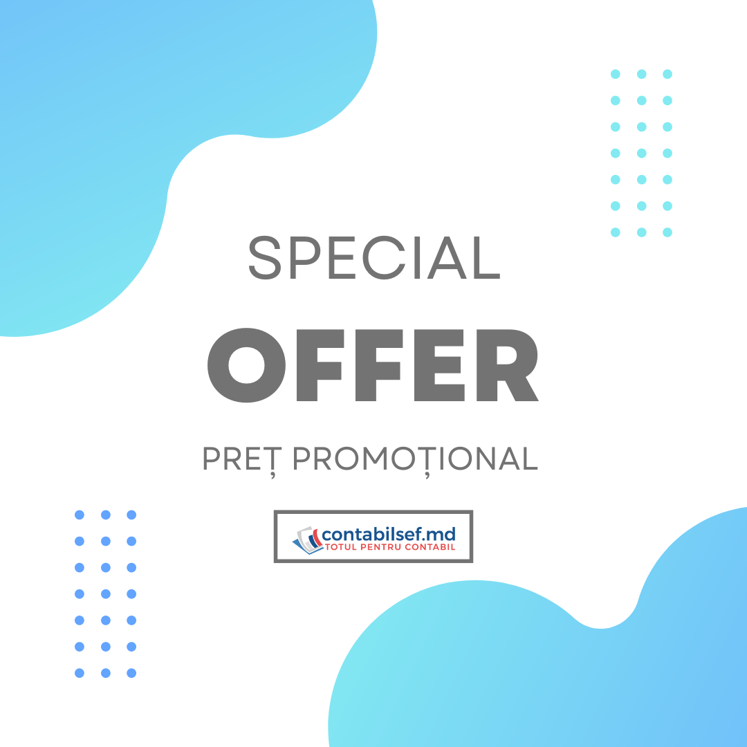 Preț promoțional pentru serviciile Contabilsef.md